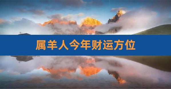 属羊人今年财运方位