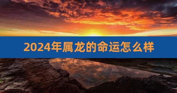 2024年属龙的命运怎么样