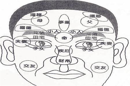 面相田宅宫代表什么