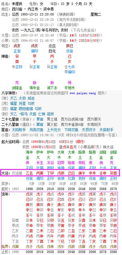 免费八字十年大运测算,八字交运时间在线查询