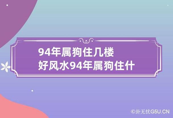 94年属狗住几楼好风水 94年属狗住什么楼层最好