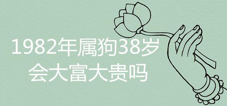 1982年属狗38岁后会大富大贵吗 何时交大运